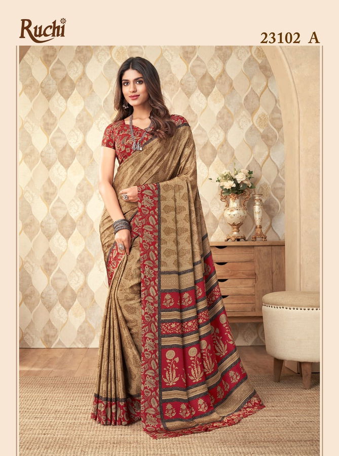 Vivanta Silk 20 By Ruchi Daily Wear Sarees Catalog